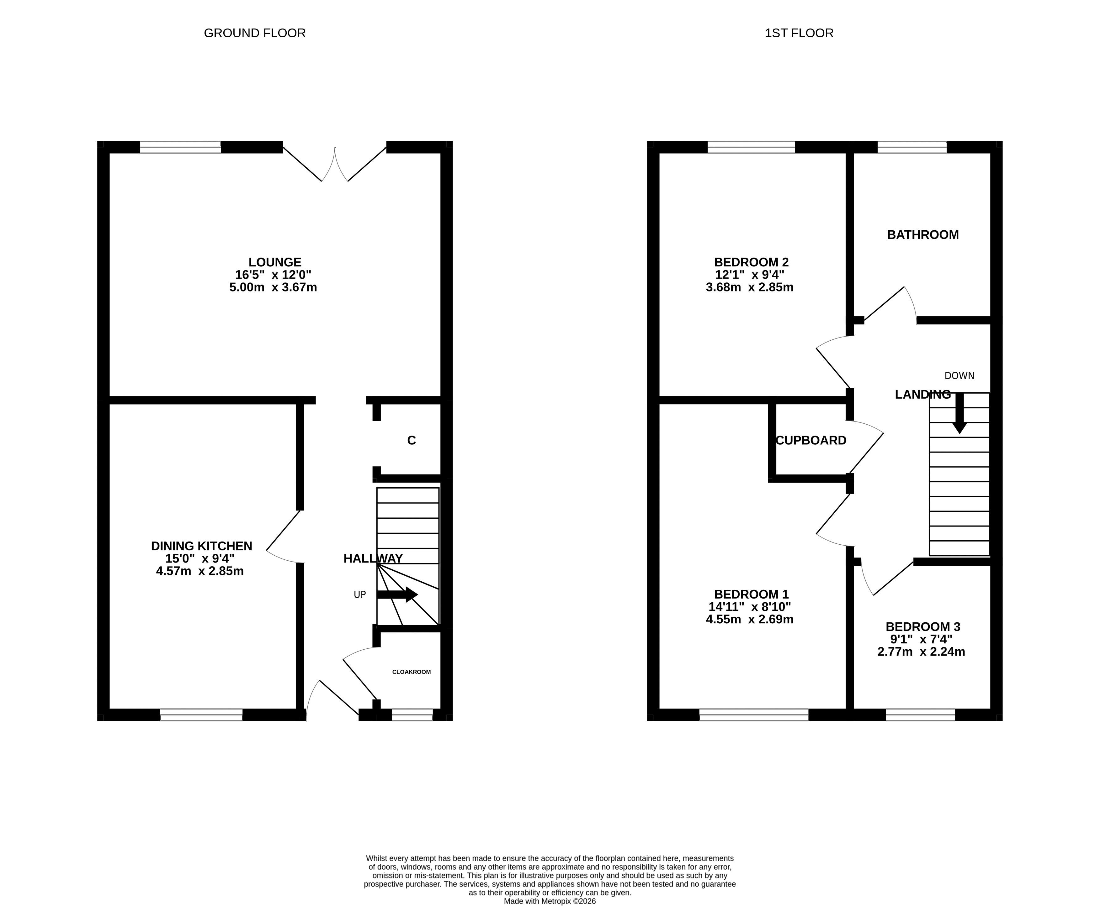 Floorplan — 16 Cronk View Crescent, Ballakilley, Port Erin IM9 6DU.
