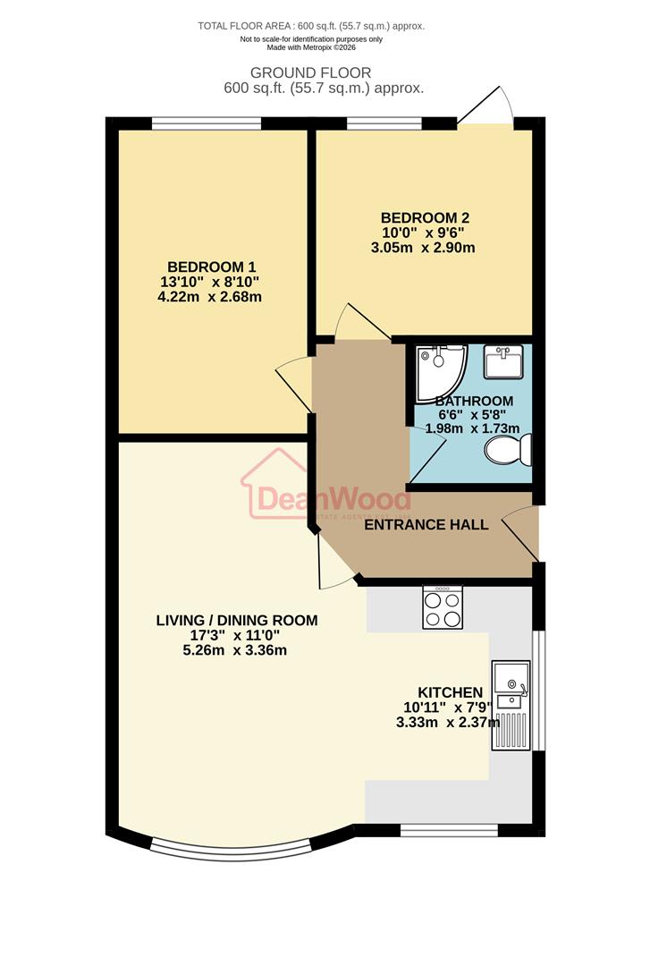 Floorplan — 50 Cooil Drive, Douglas, Isle Of Man.
