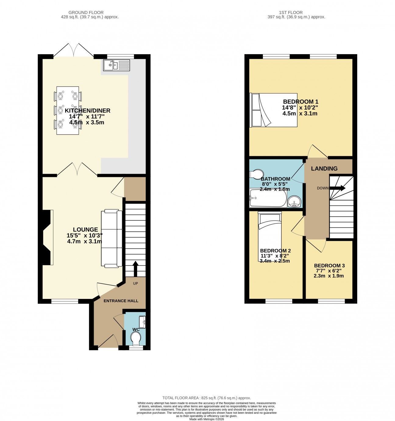 Floorplan — 32, Murrays Lake Drive, Douglas, IM4 2HY.