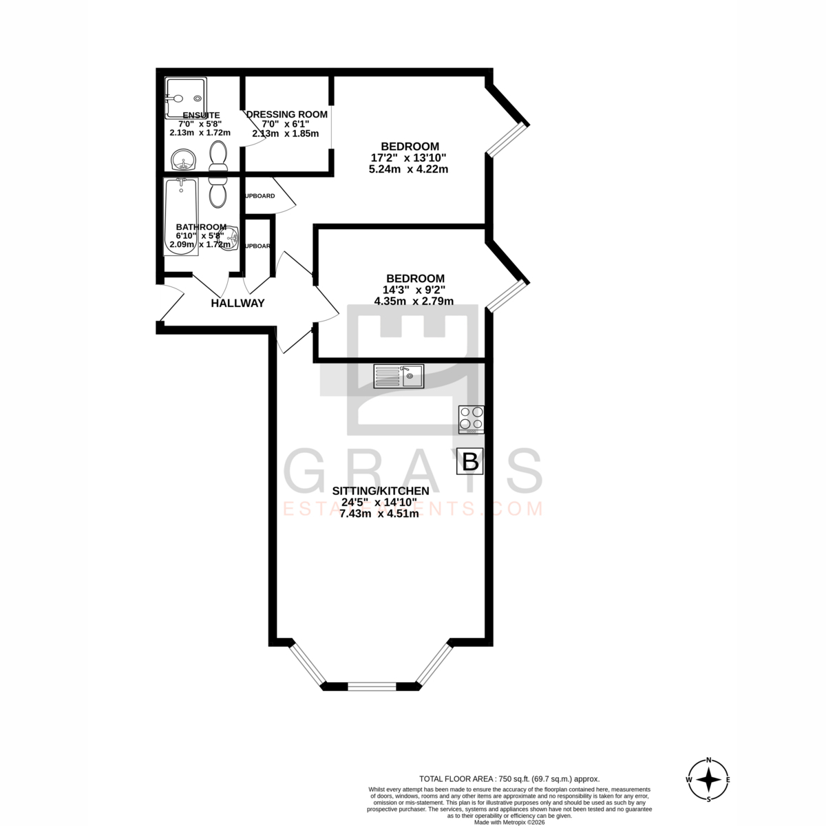 Floorplan — Waterloo Road, Isle Of Man, IM8 1, Ramsey.