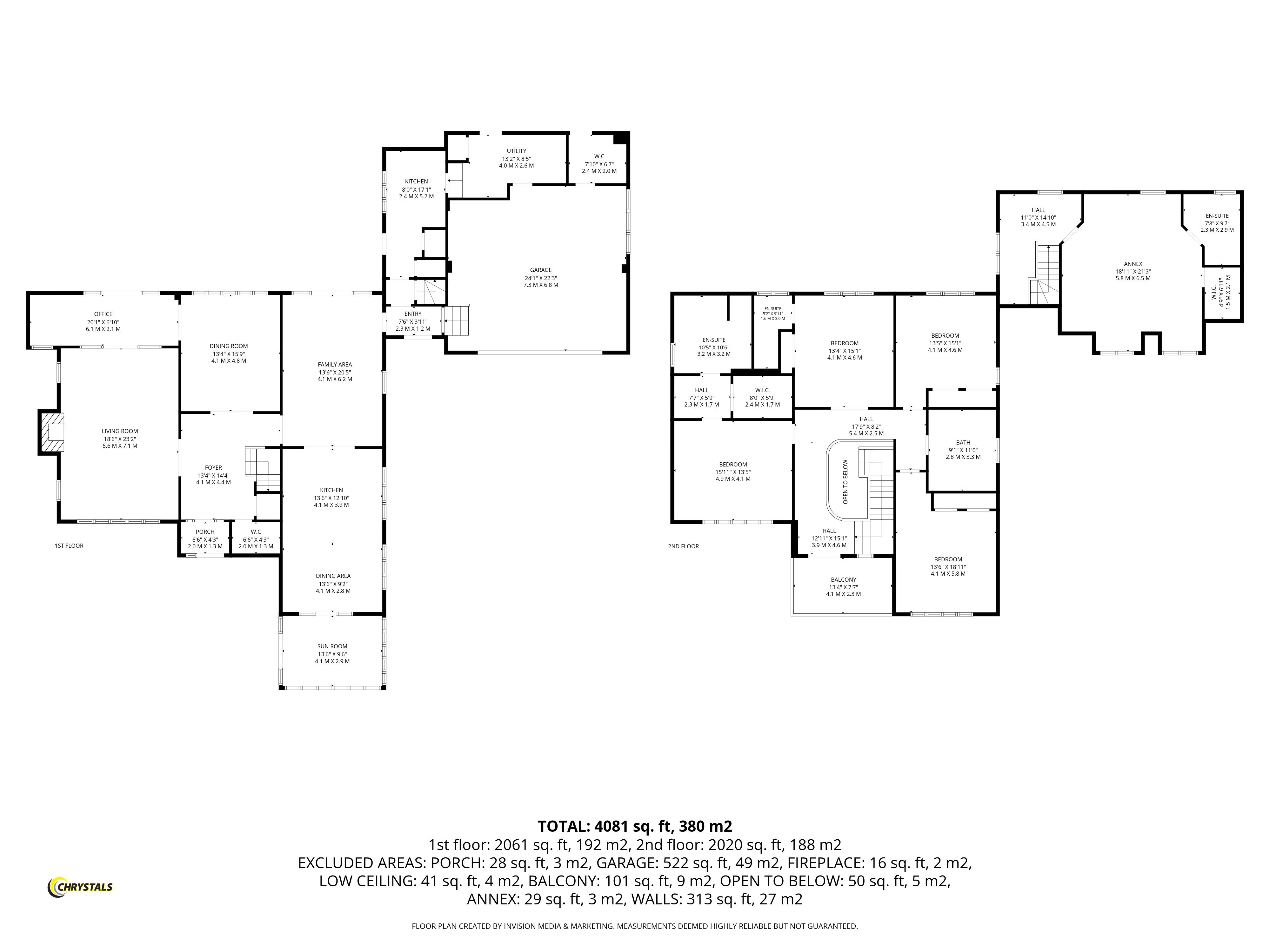 Floorplan — Fo Ghlion, 4 Lucerne Court, Douglas IM2 6BJ.