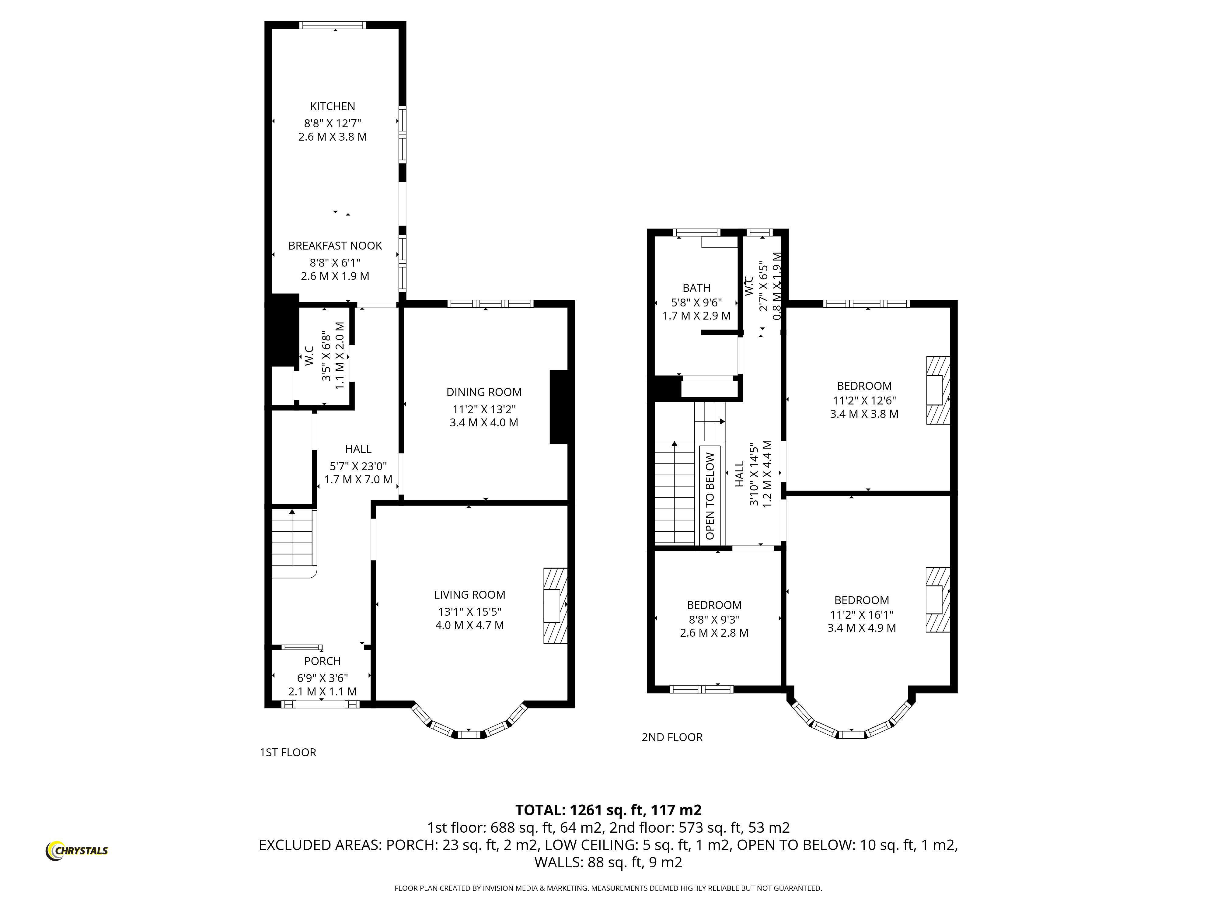Floorplan — Somerville, Somerset Road, Douglas IM2 5AT.
