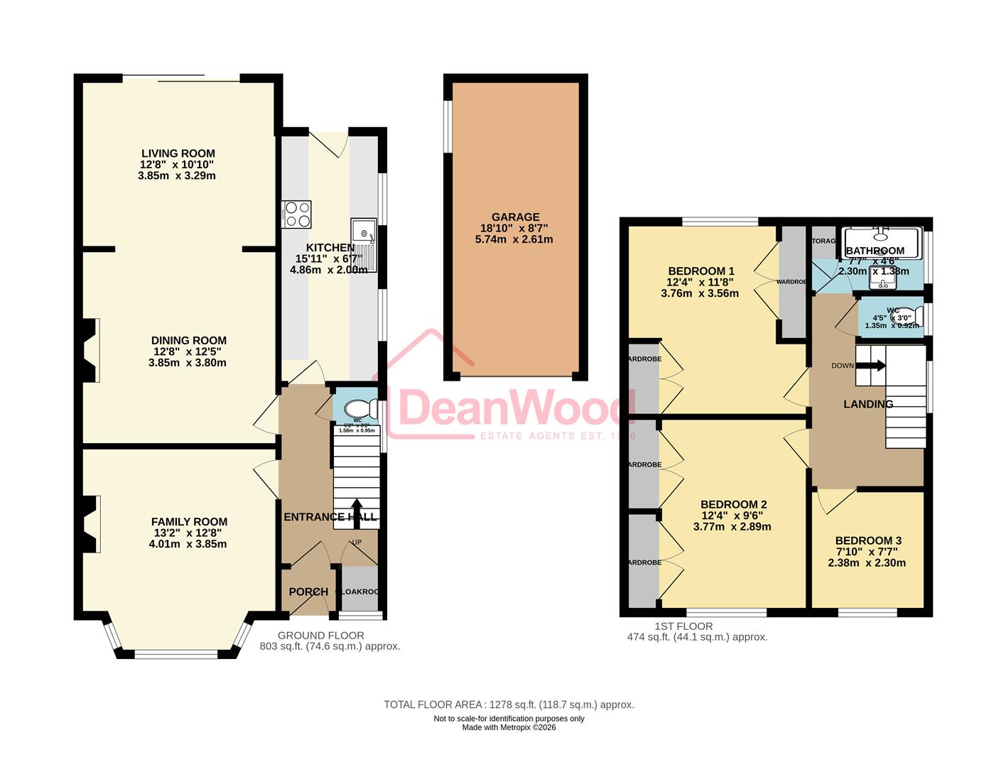 Floorplan - 18 Terence Avenue, Douglas, Isle of Man.