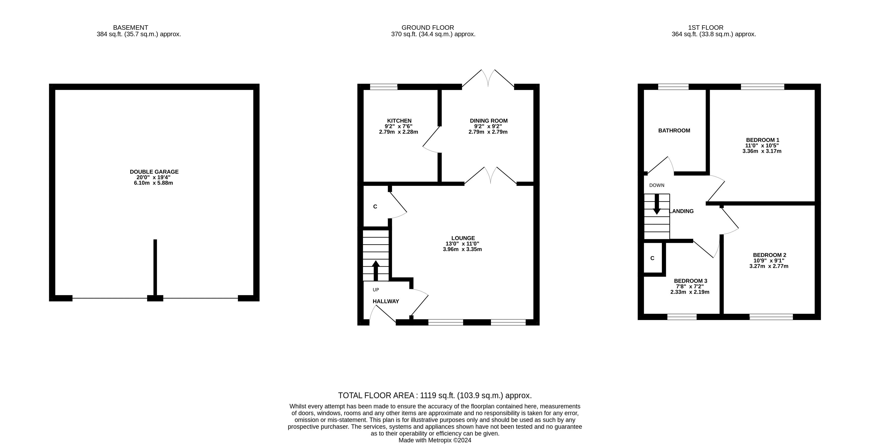 Floorplan — 11 Magher Donnag Ponyfields, Port Erin IM9 6BY.