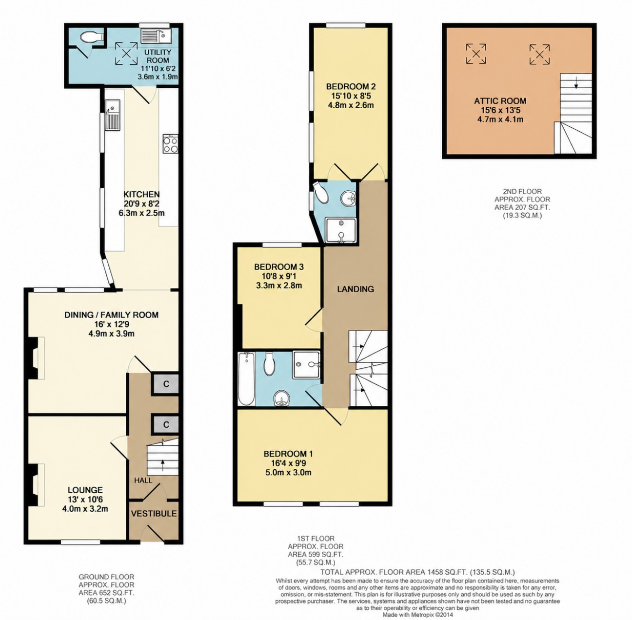 Floorplan - 12, Princes Street, Isle of Man, IM1 1BD, Douglas.