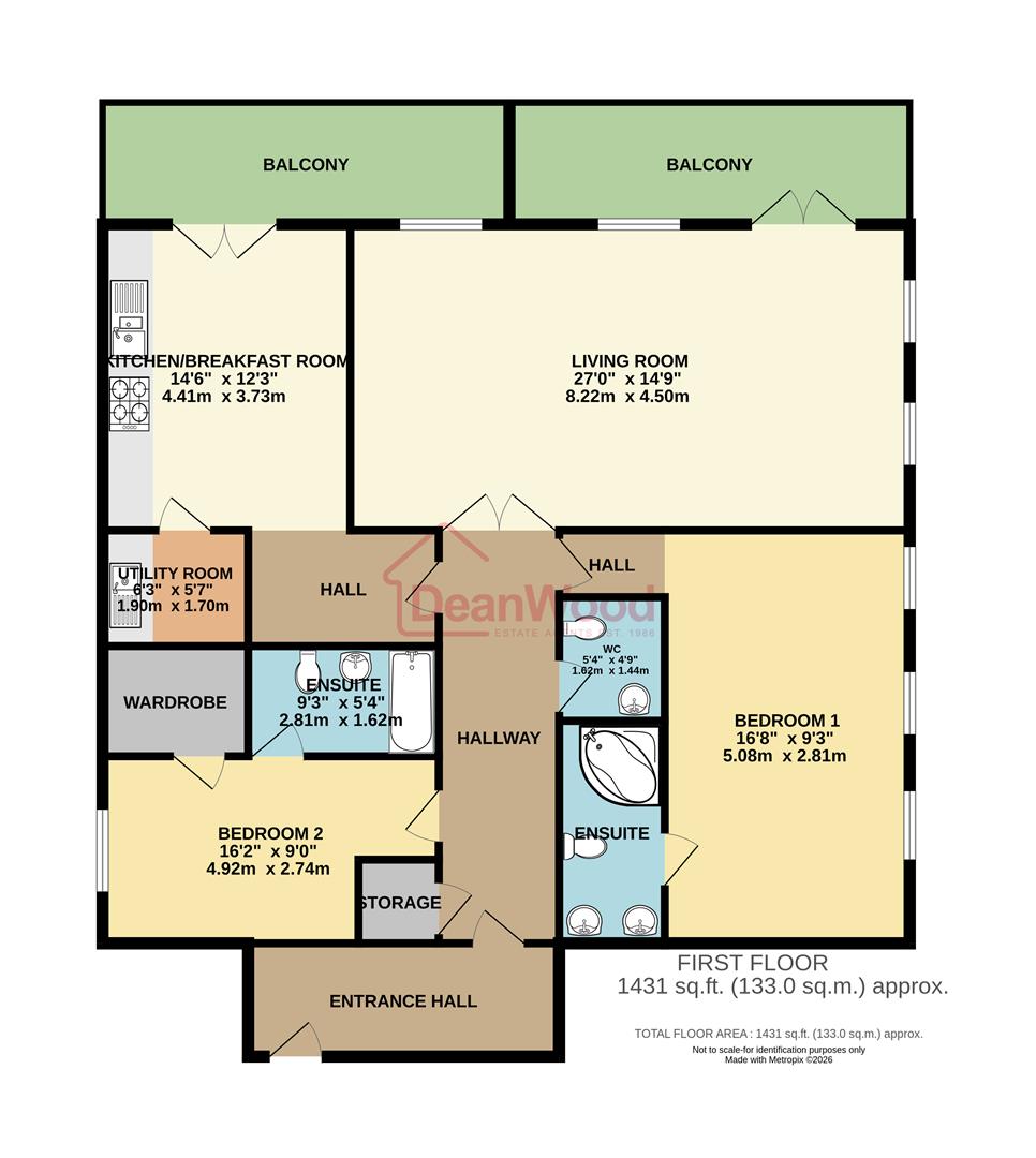 Floorplan - Apartment 9, Douglas Head Apartments, Douglas.