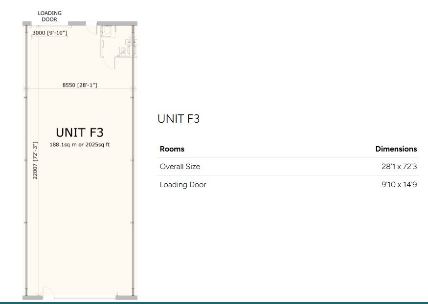 Floorplan - Unit F3, Eden Business Park, Braddan.