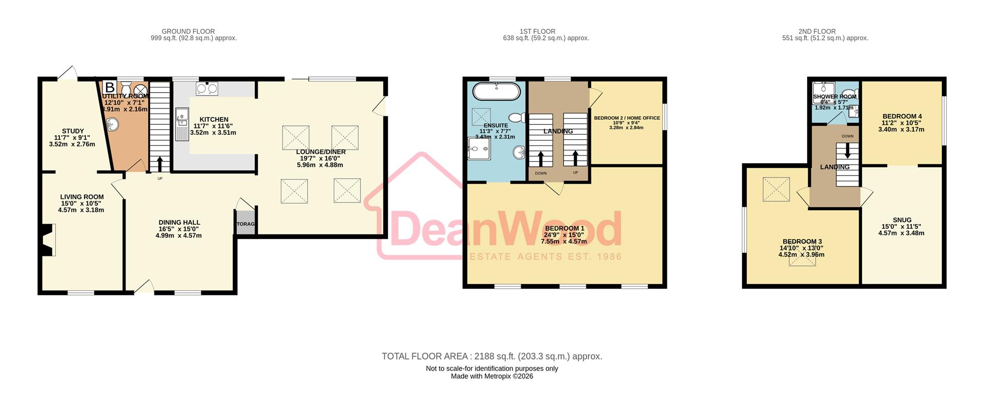 Floorplan - Hazelcroft, 95, Malew Street, Castletown.