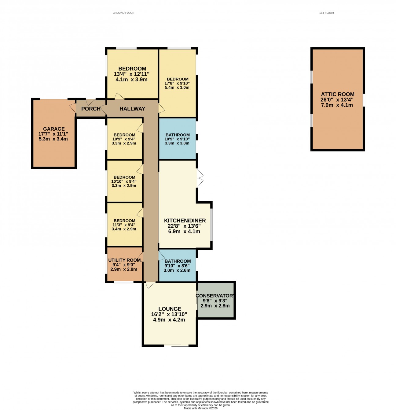 Floorplan - Alijo, 37, Cannan Avenue, Kirk Michael, IM6 1HG.
