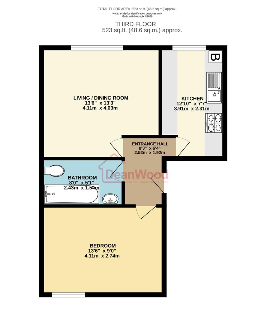 Floorplan - Apartment 8, Angel Court, Douglas, Isle of Man.