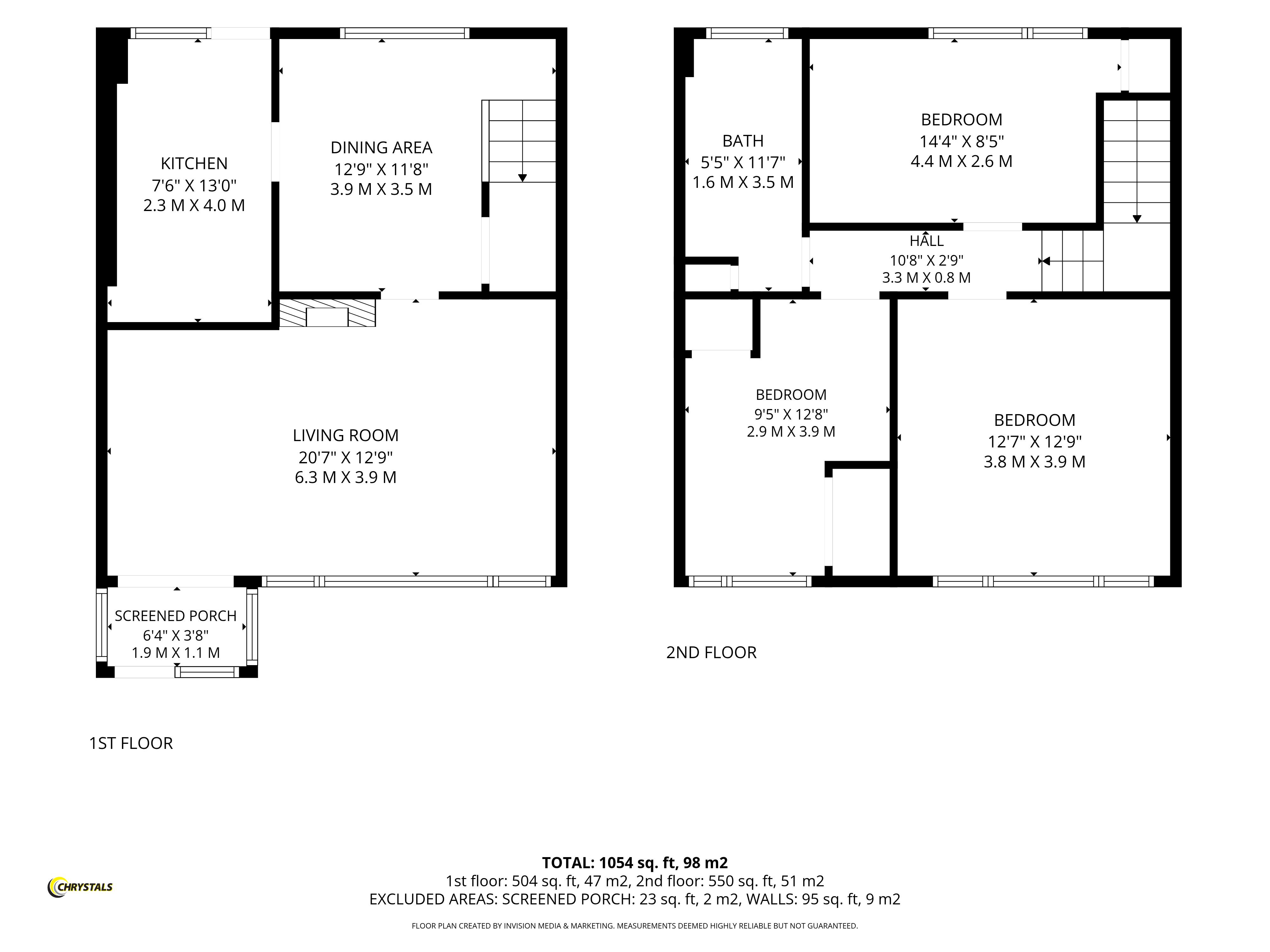 Floorplan — 1 Athol Court, Port Erin IM9 6EJ.