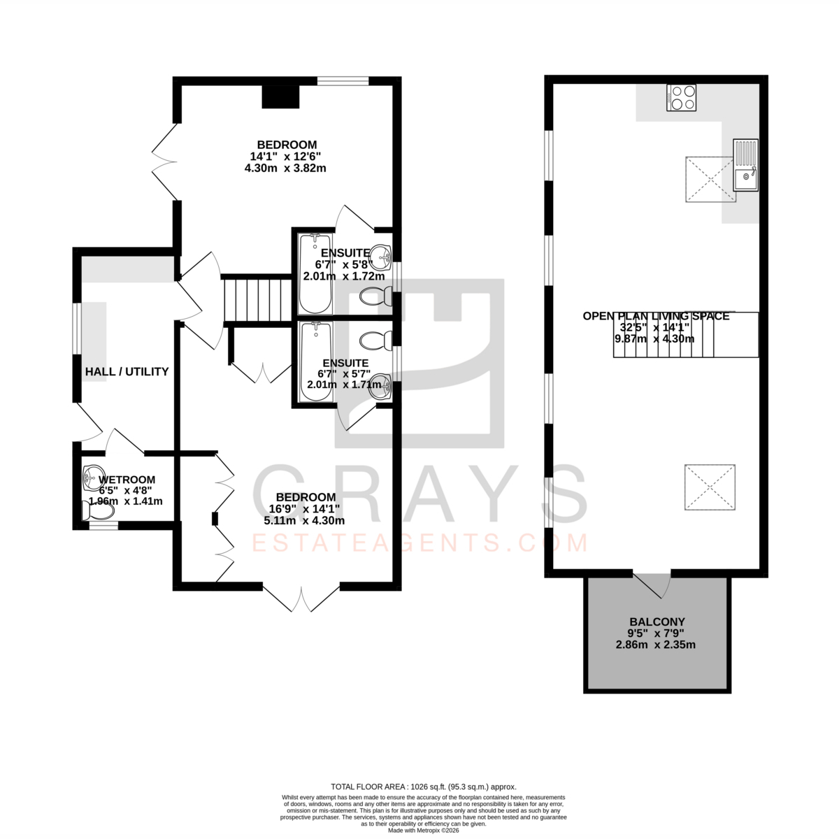Floorplan - Slieu Lewaigue, Isle Of Man, IM7 1, Bride. - Plan 2 of 2