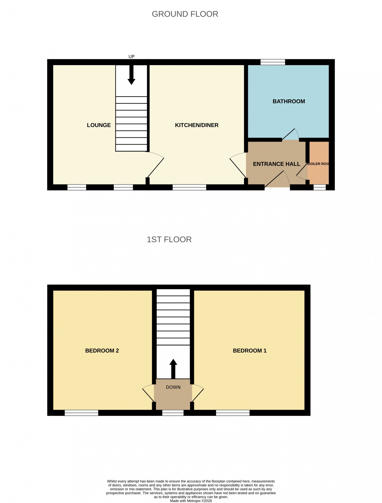 Floorplan - Bluebell Cottage, Ramsey, IM7 4AF.