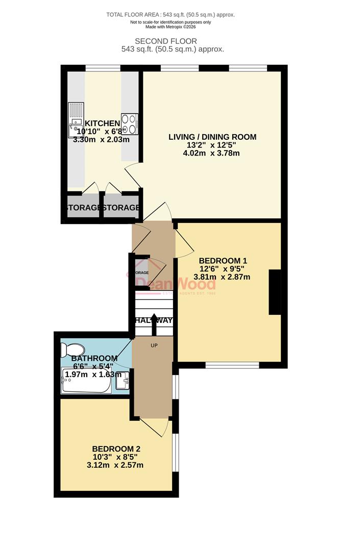 Floorplan - Apartment 3, 7 Demesne Road, Douglas, Isle Of Man.