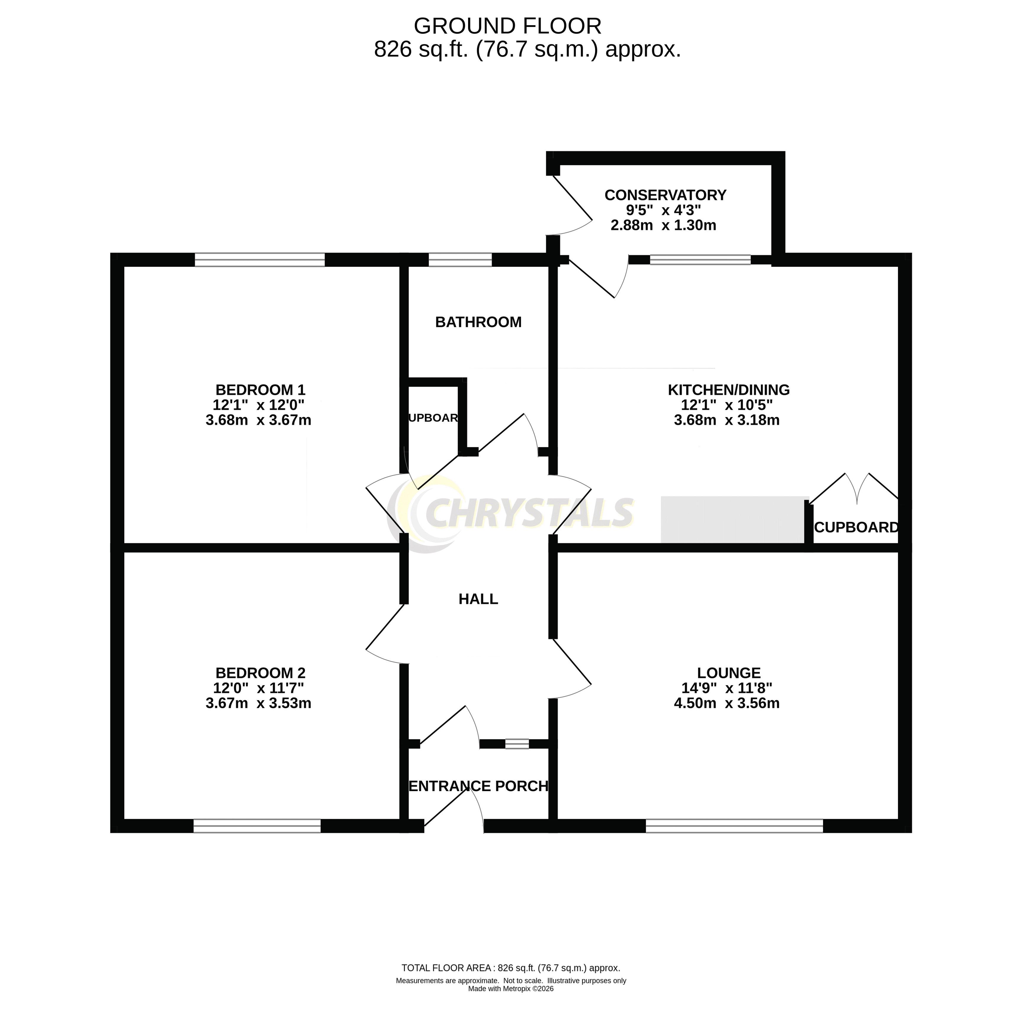 Floorplan — 37 Silverburn Drive, Ballasalla IM9 2EF.