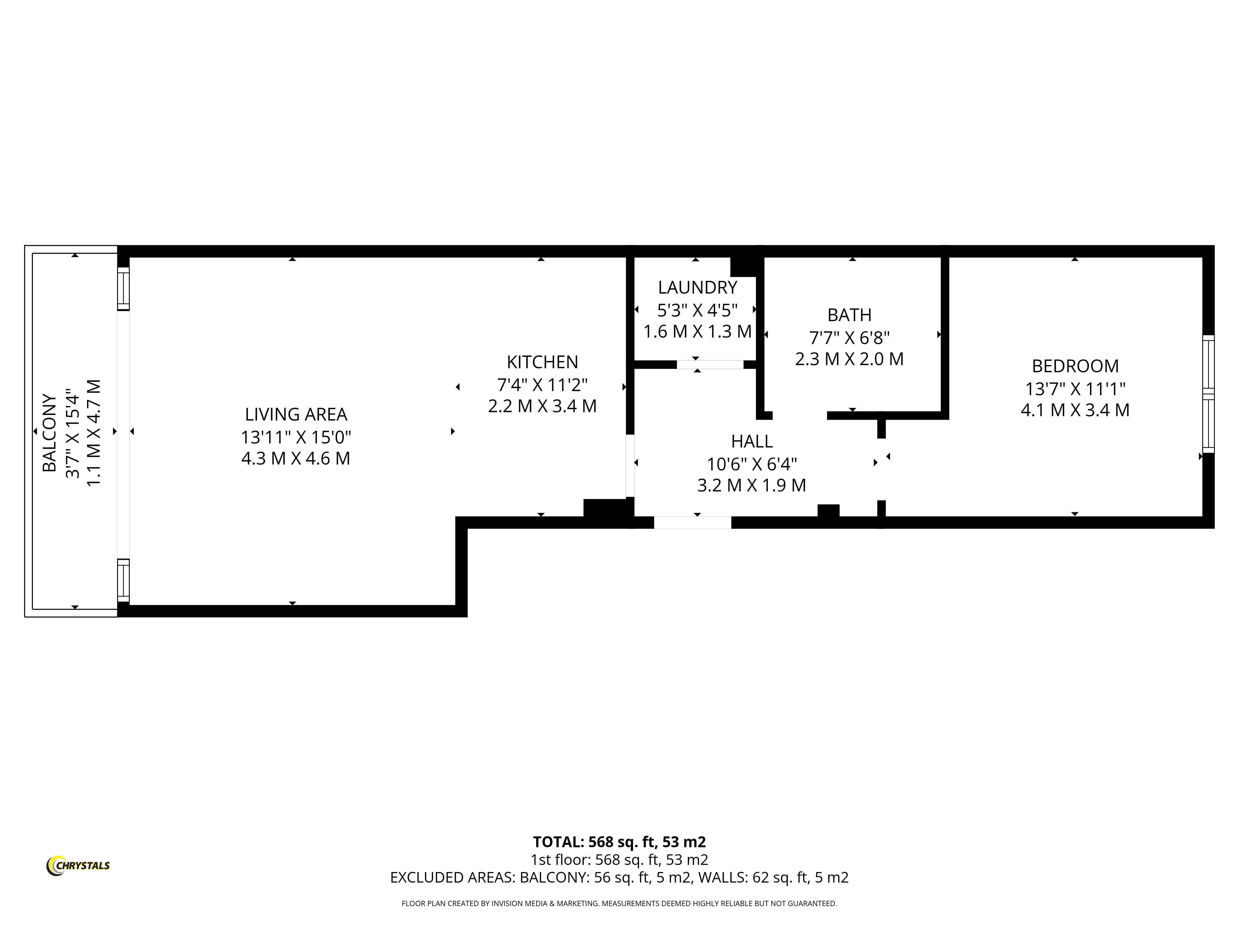 Floorplan — 10 Quay West, Bridge Road, Douglas IM1 5AG.