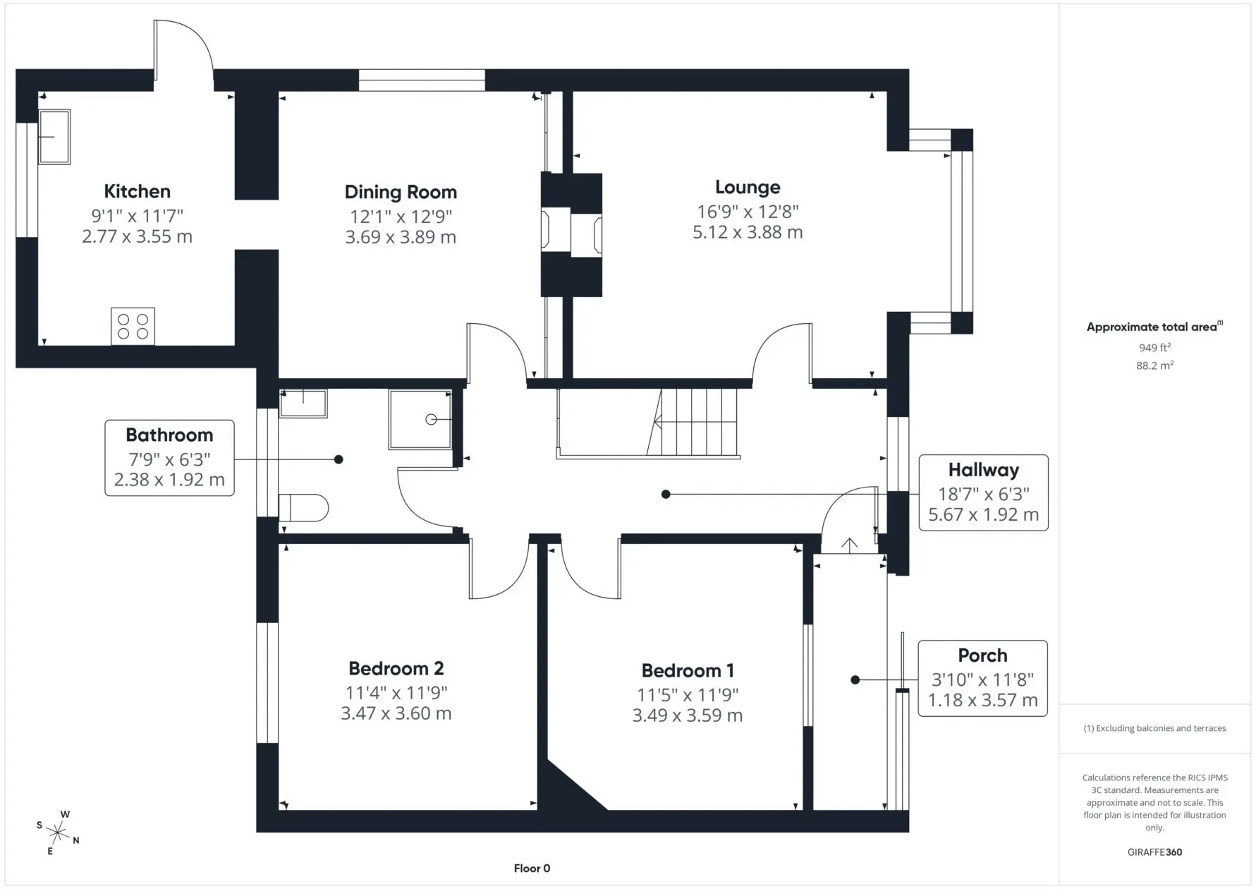 Floorplan — Clybane Bride Road, Ramsey, Isle Of Man, Isle Of Man, IM8 3LB. — Plan 2 of 3