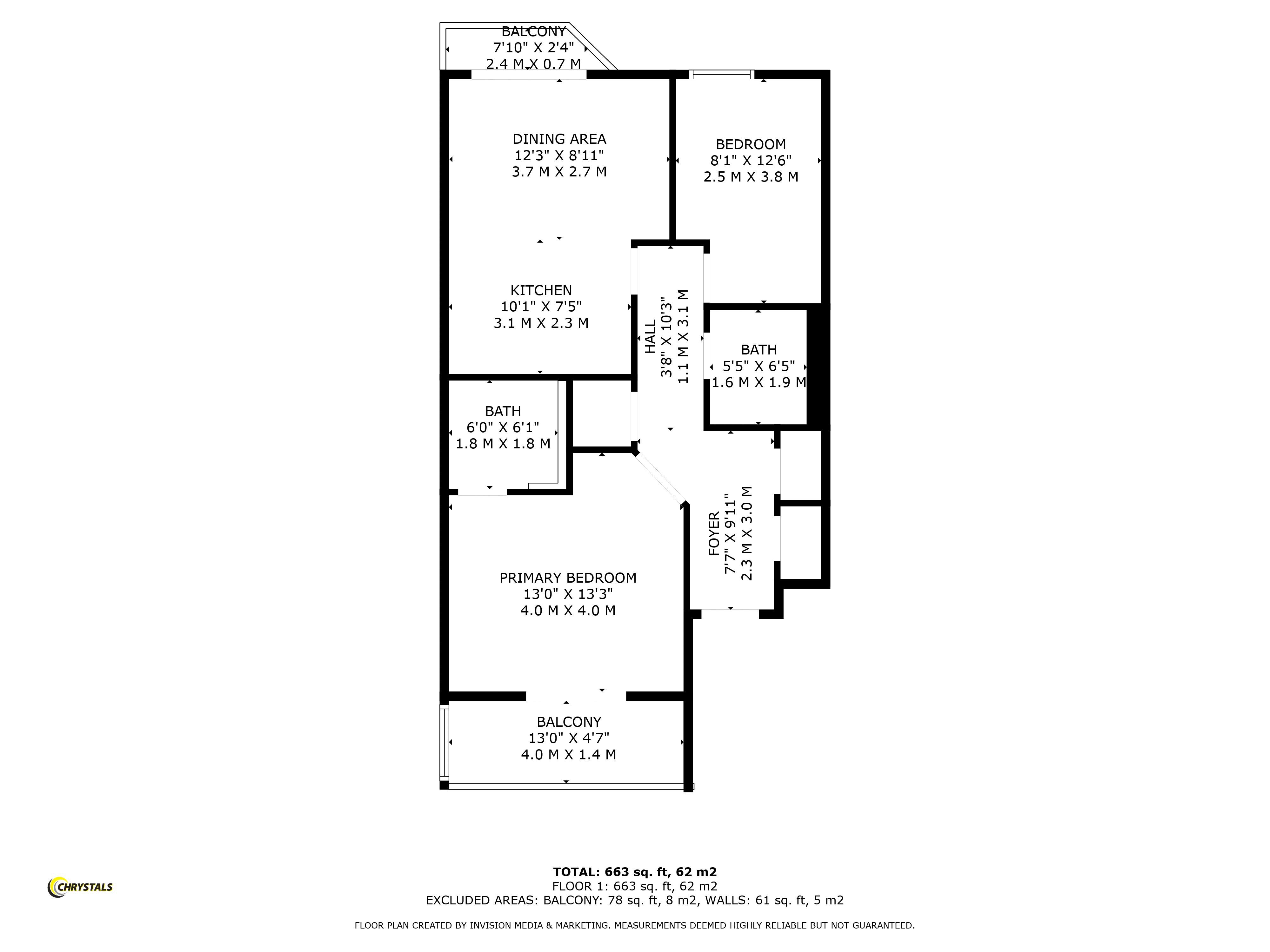 Floorplan — 13 Riverside Apartments Old Castletown Road, Douglas IM1 5AN, Castletown.