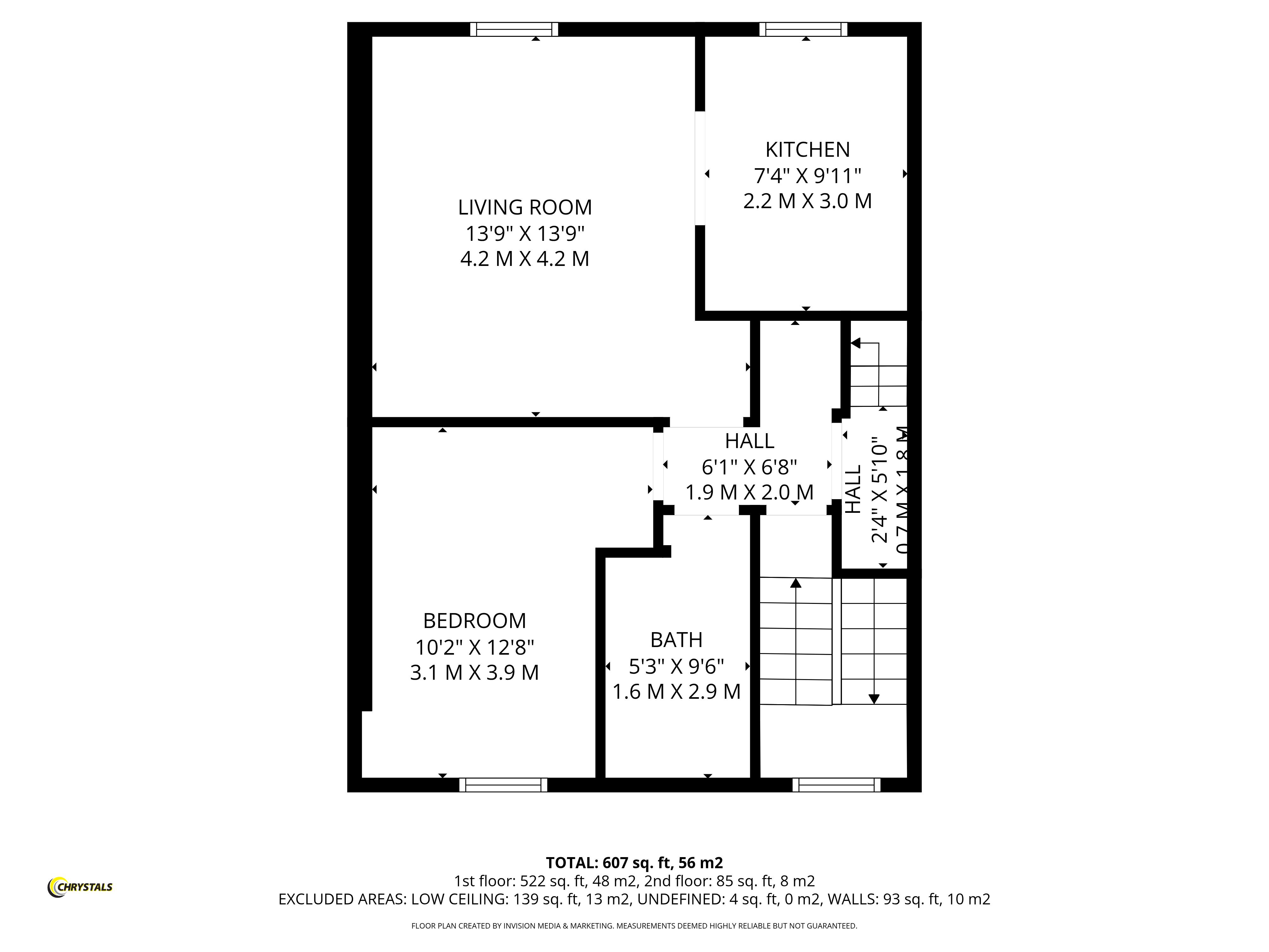 Floorplan — Flat 3, 11 Windsor Road, Douglas IM1 3LD.