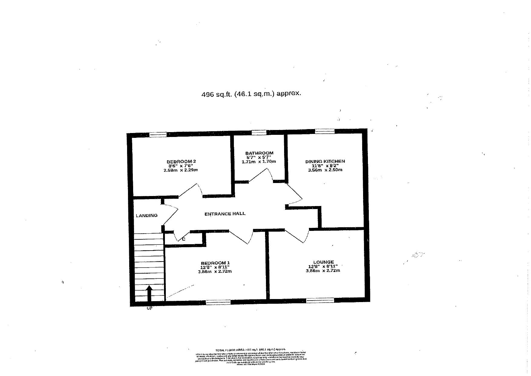 Floorplan — 4 Magher Donnag Ponyfields, Port Erin IM9 6BY.