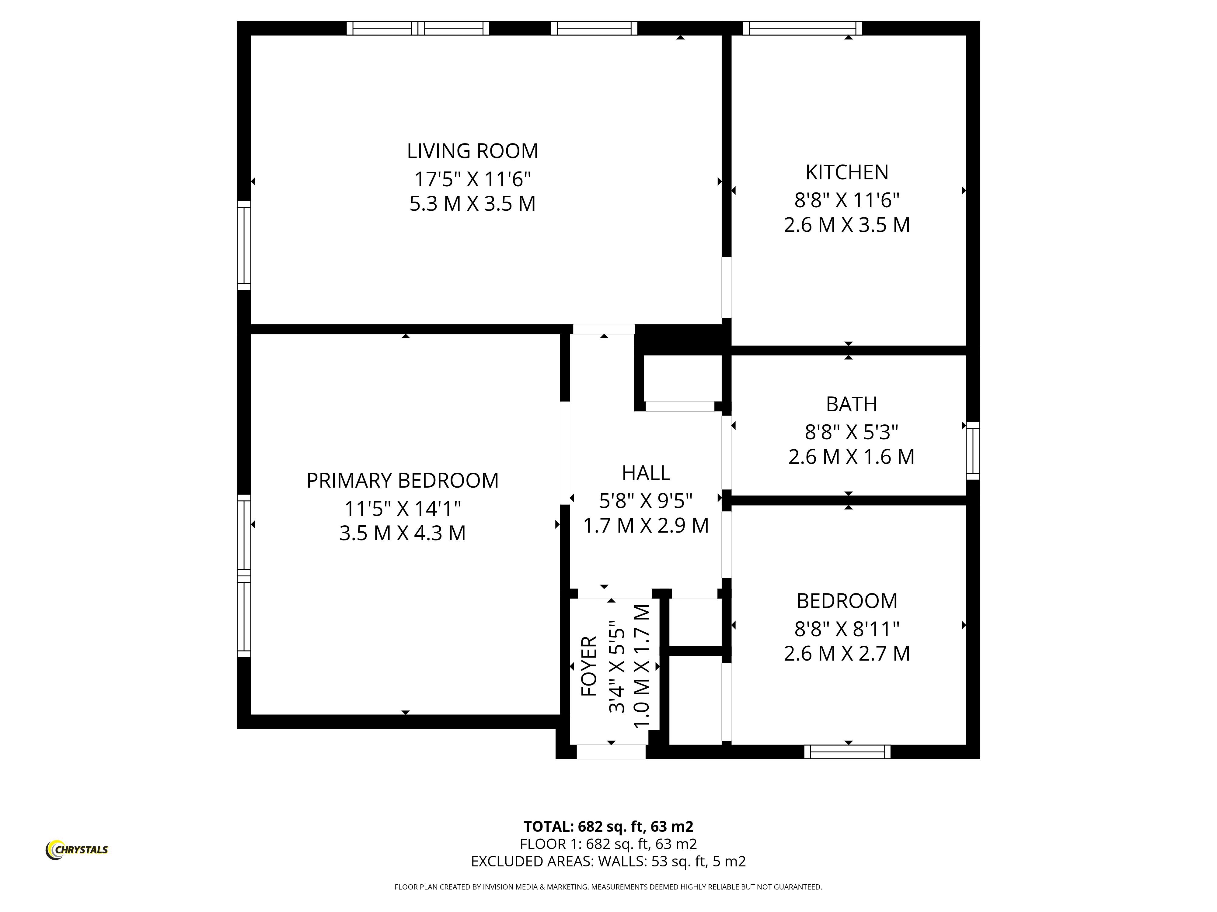 Floorplan — Flat 7B Balleigh Park, Ramsey IM8 3NL.