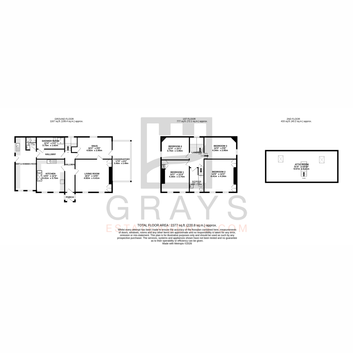 Floorplan — Peel Road, Isle Of Man, IM4 3, Peel.