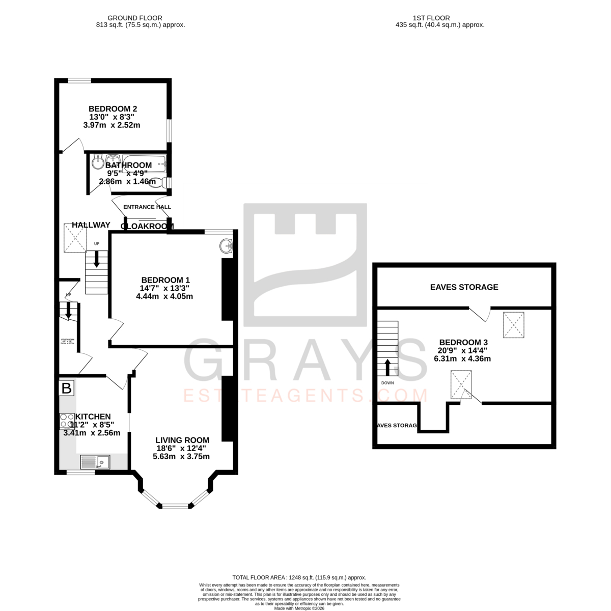 Floorplan — The Promenade, Isle Of Man, IM9 5, Port St Mary.