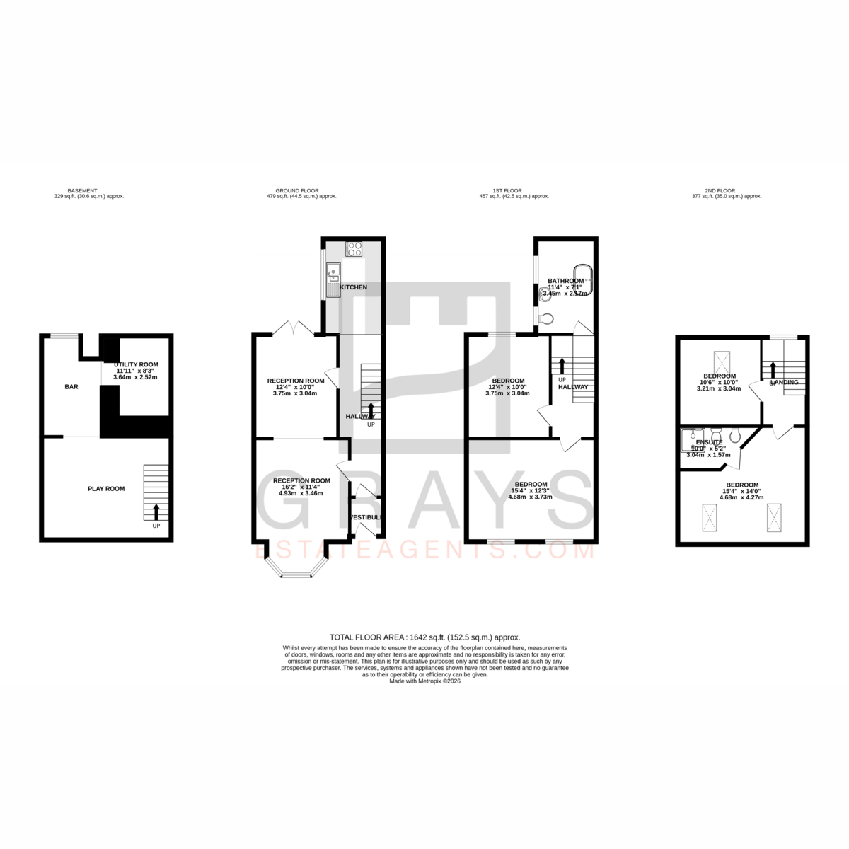 Floorplan — Richmond Grove, Isle Of Man, IM1 3.