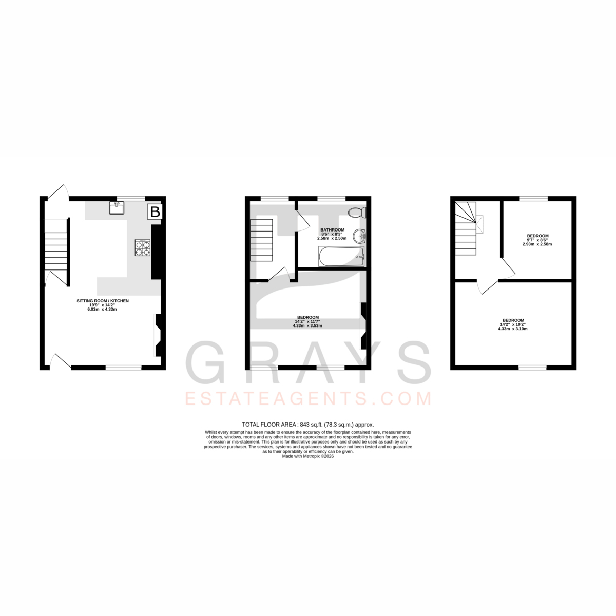 Floorplan — Milner Terrace, Isle Of Man, IM9 1, Castletown.