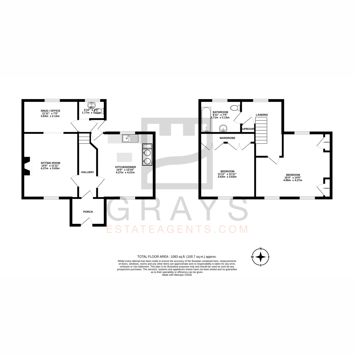 Floorplan — Church Road, Isle Of Man, IM7 1, Ramsey.