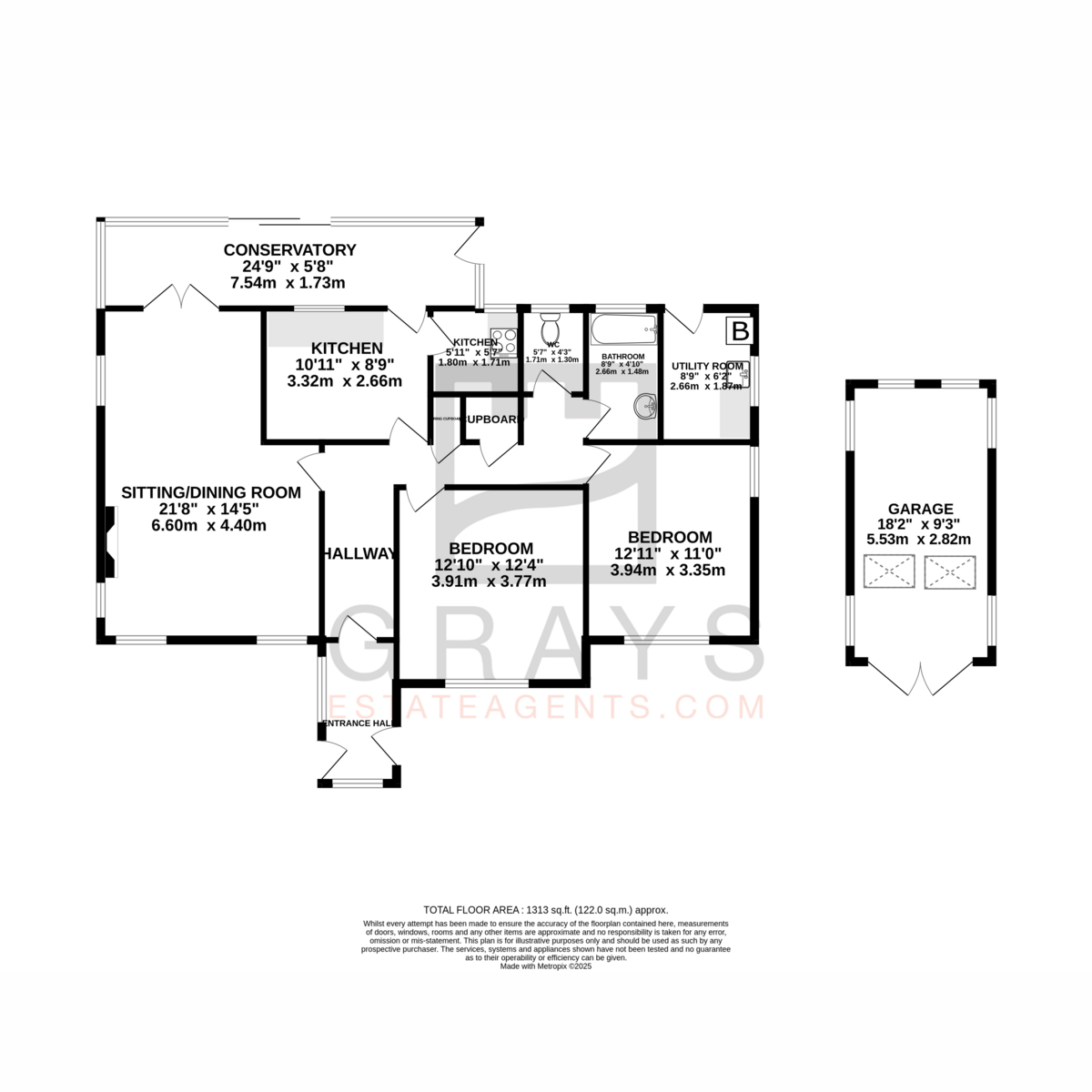 Floorplan — Cooil Avenue, Isle Of Man, IM6 1, Kirk Michael.