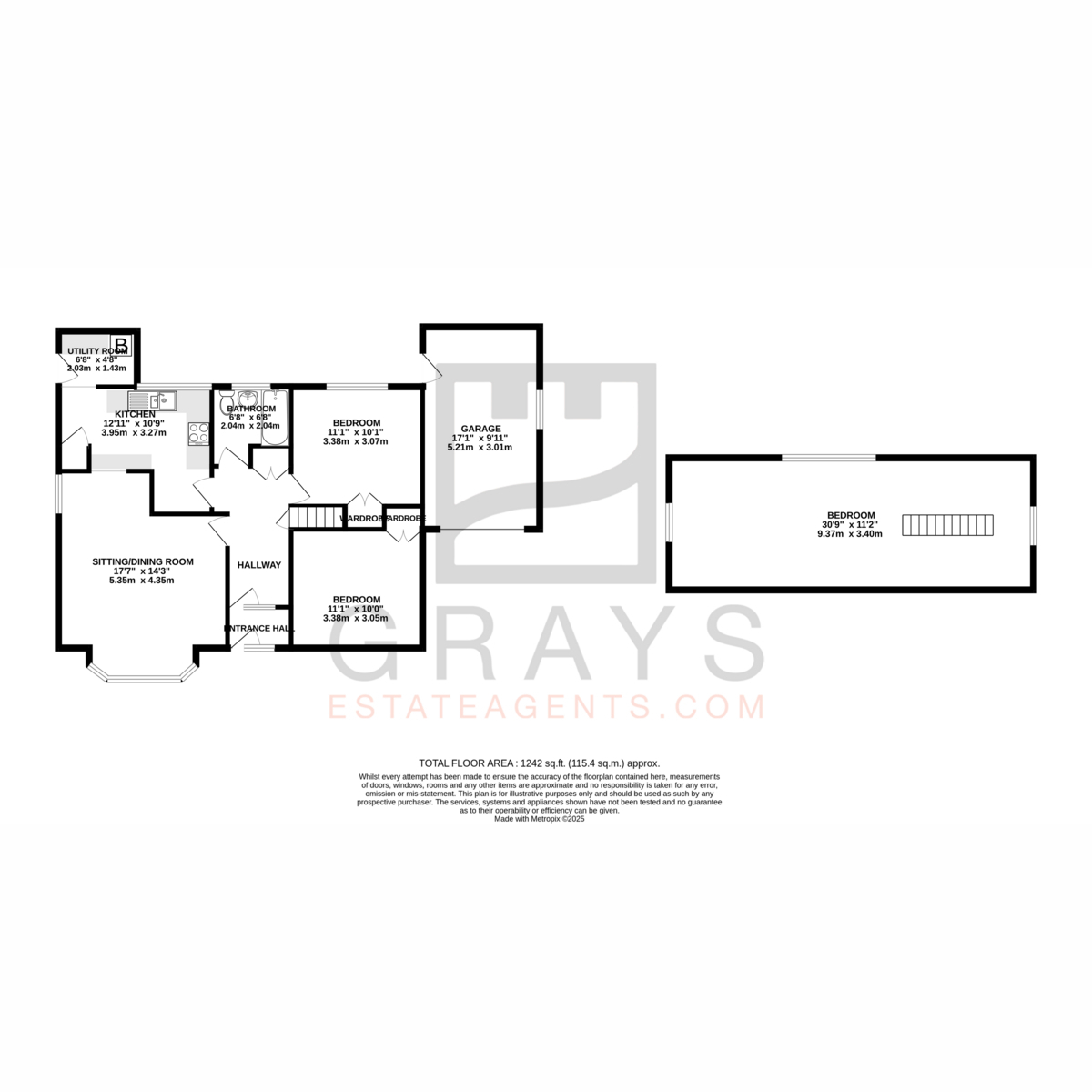 Floorplan — QUEENS Drive, Isle Of Man, IM5 1, Peel.