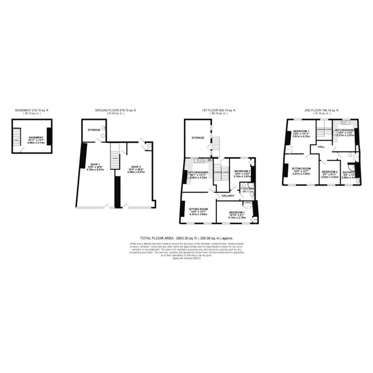 Floorplan — Douglas Street, Isle Of Man, IM5 1, Douglas.