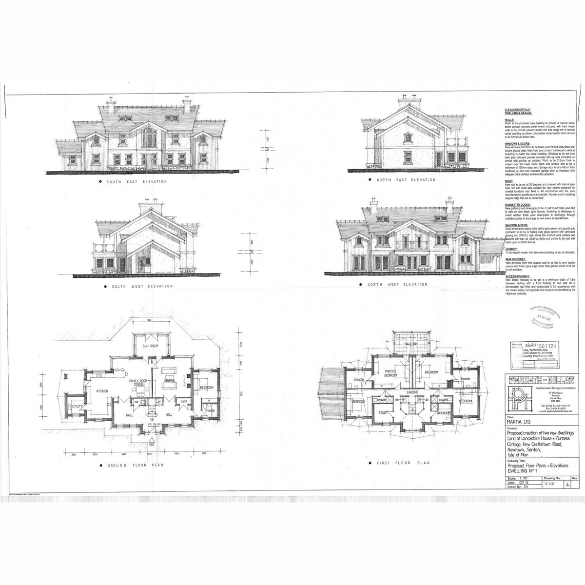 Floorplan — Main Road, Isle Of Man, IM4 1, Santon.