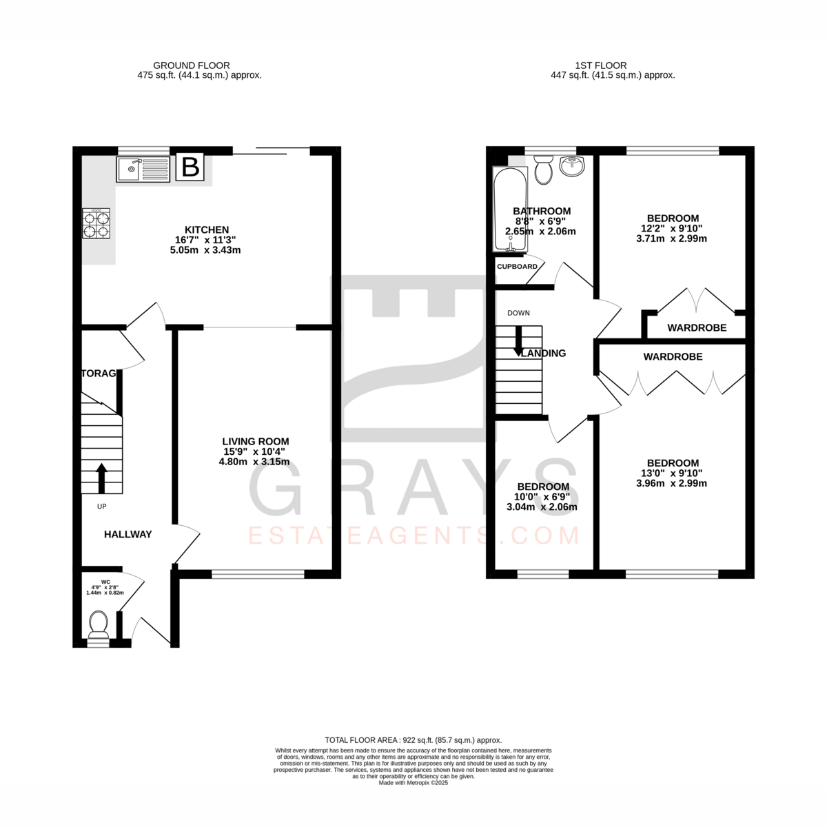 Floorplan — Harcroft Terrace, Isle Of Man, IM2 1, Douglas.