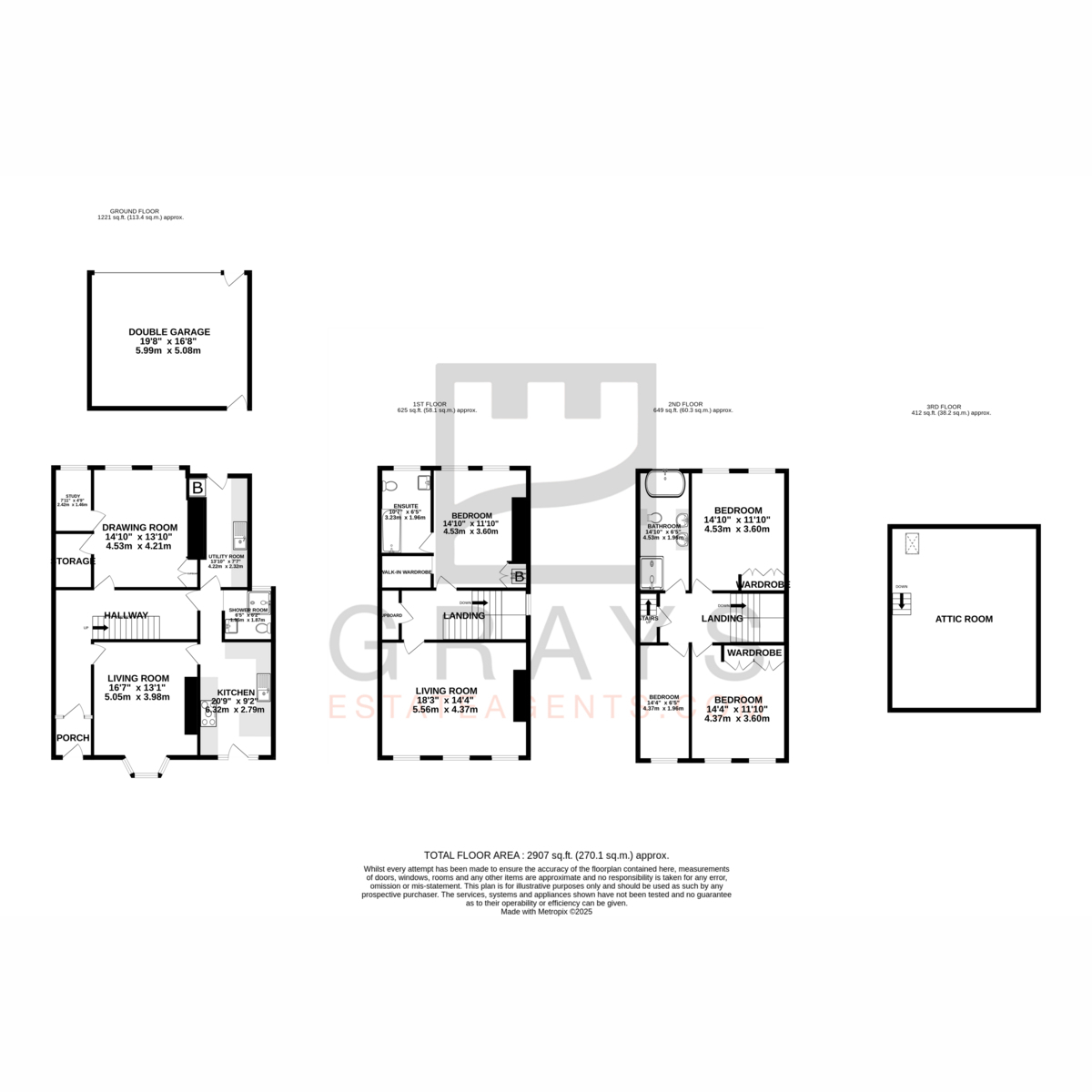 Floorplan — Belle Vue, Isle Of Man, IM5 1, Peel.