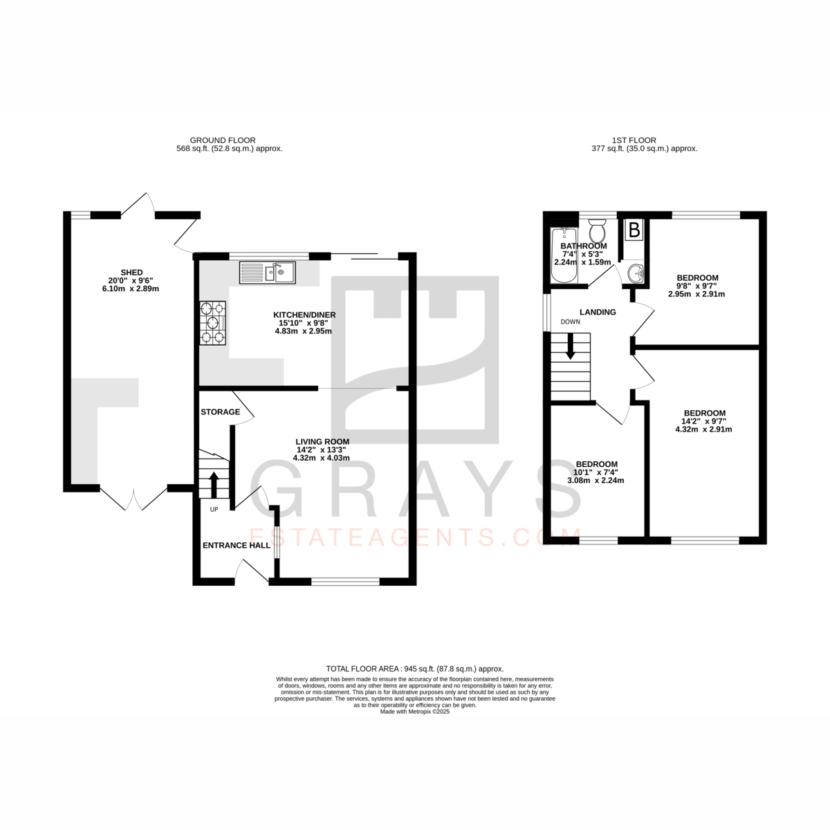 Floorplan — Close Quirk, Isle Of Man, IM2 2, Douglas.