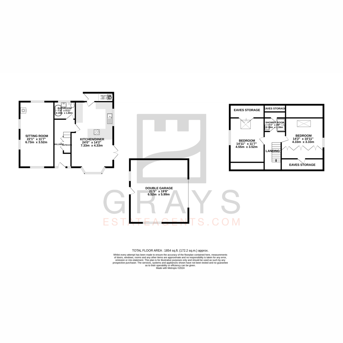 Floorplan — Station Road, Isle Of Man, IM7 5, Ballaugh.