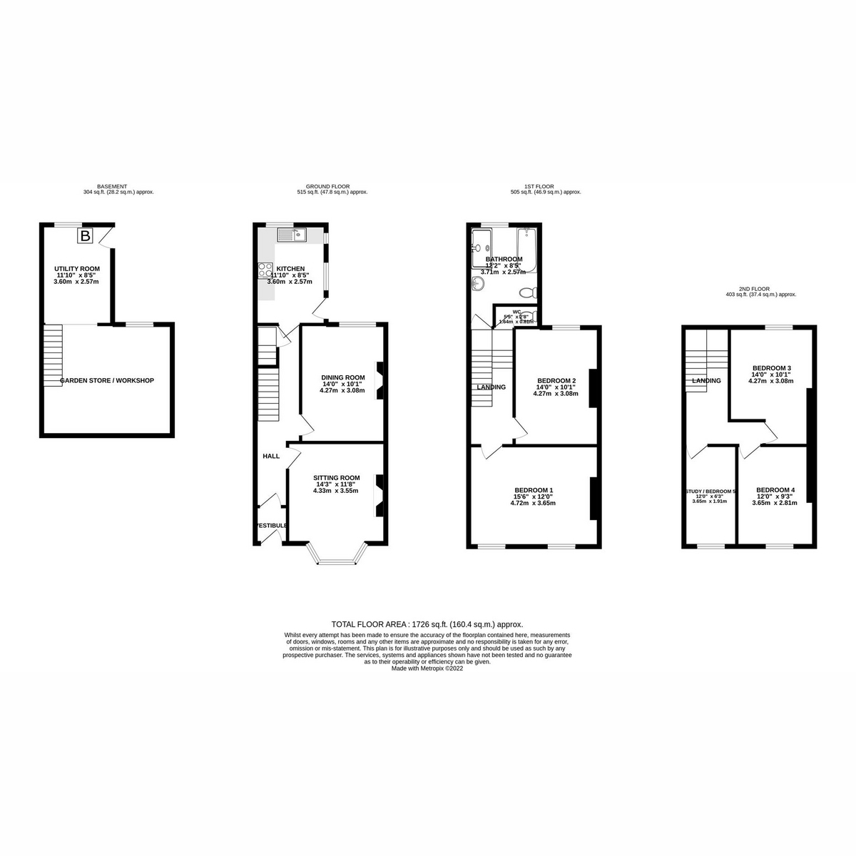 Floorplan — Lower Dukes Road, Isle Of Man, IM2 4, Douglas.