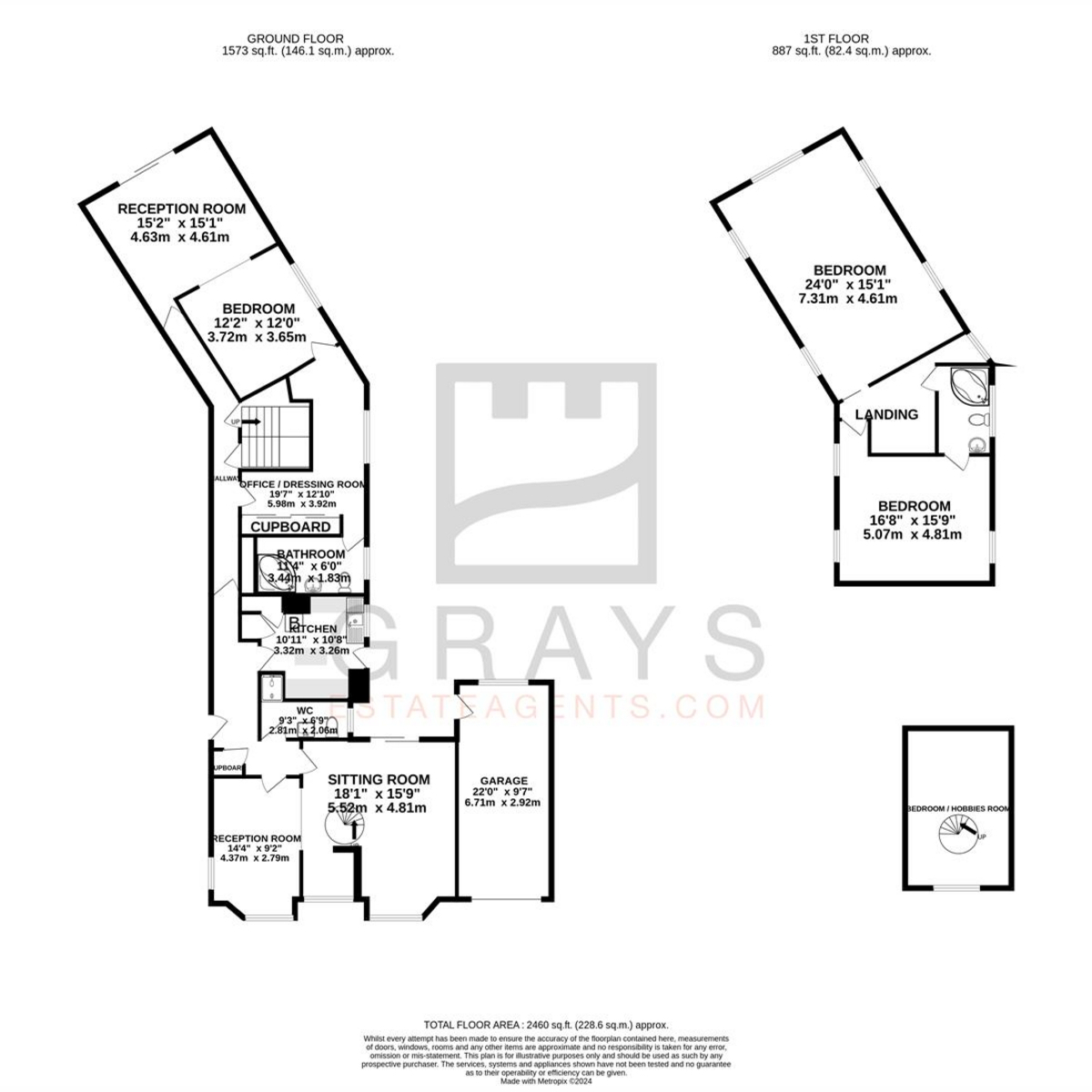 Floorplan — Main Road, Isle Of Man, IM4 4, Crosby.