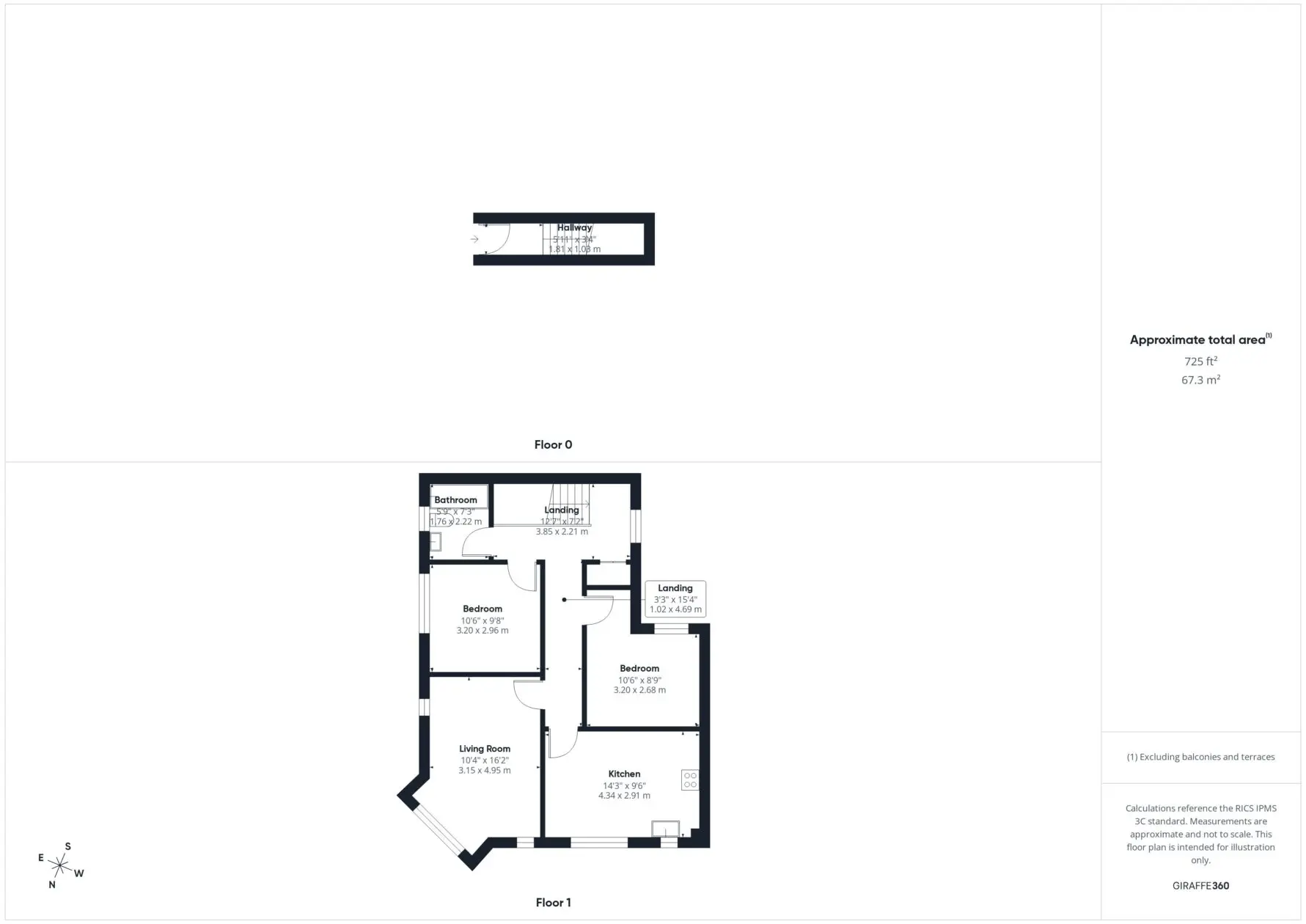 Floorplan — 5 Fenella Court, Douglas, Isle Of Man, Isle Of Man, IM2 6PH.