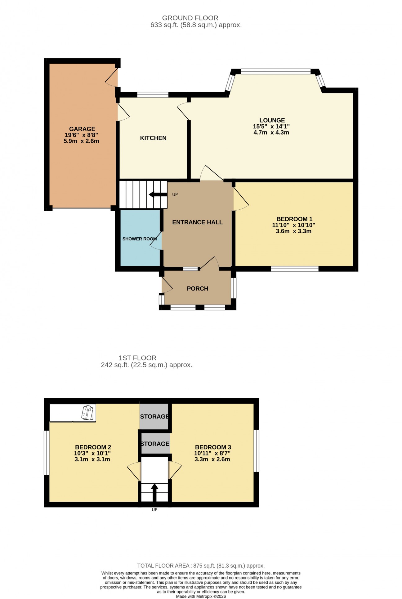 Floorplan — 40, Mount View Road, Onchan, IM3 4BT.