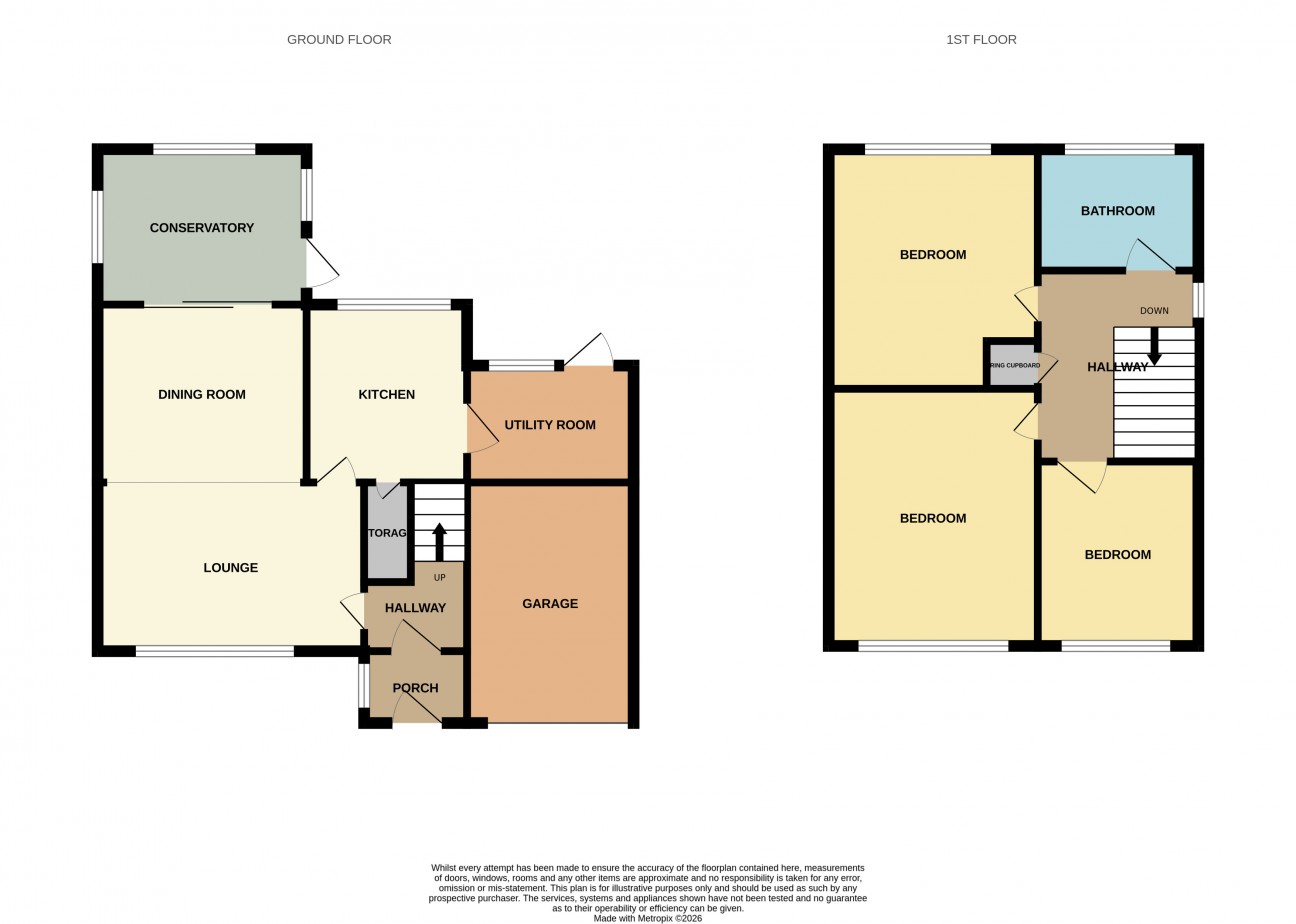 Floorplan — 28, Harcroft Avenue, Douglas, IM2 1PD.