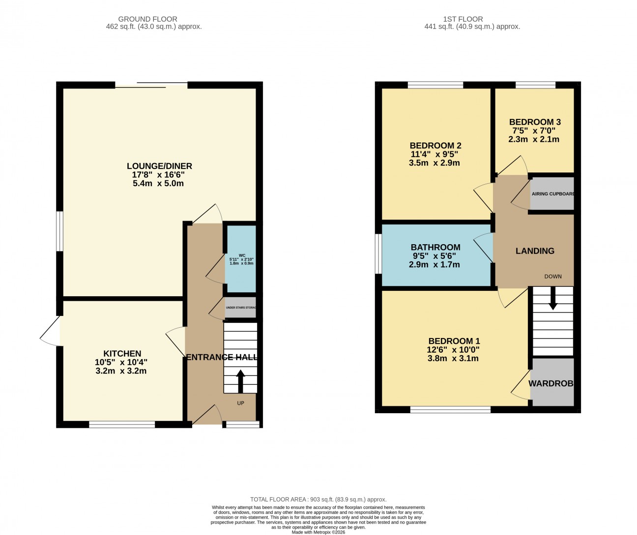 Floorplan — 5, Sprucewood Close, Foxdale, IM4 3JT.