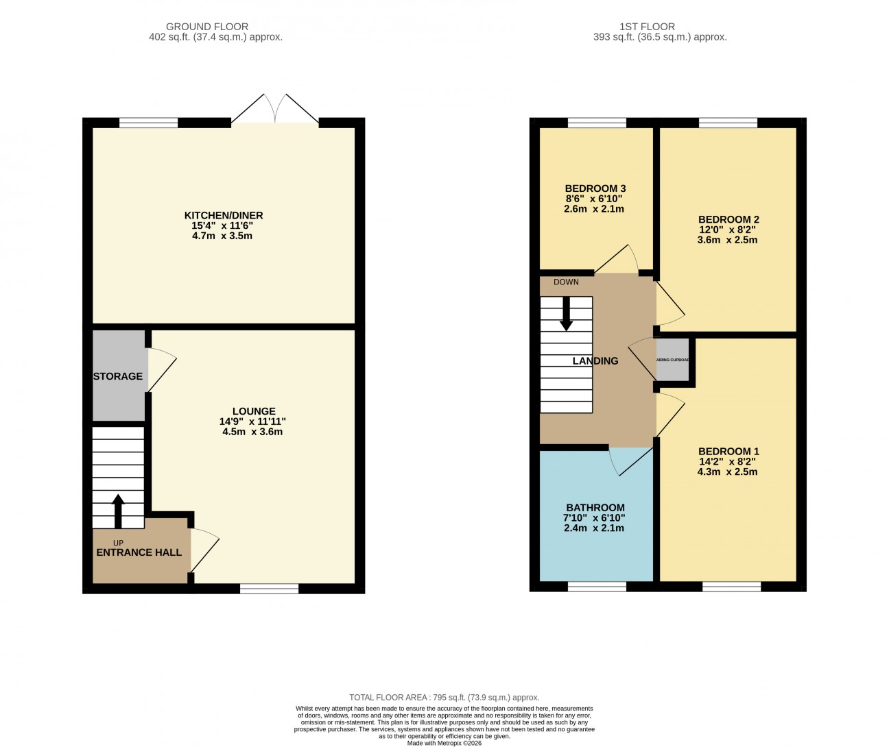 Floorplan — 24, Auldyn Walk, Ramsey, Isle of Man, IM8 2NT.