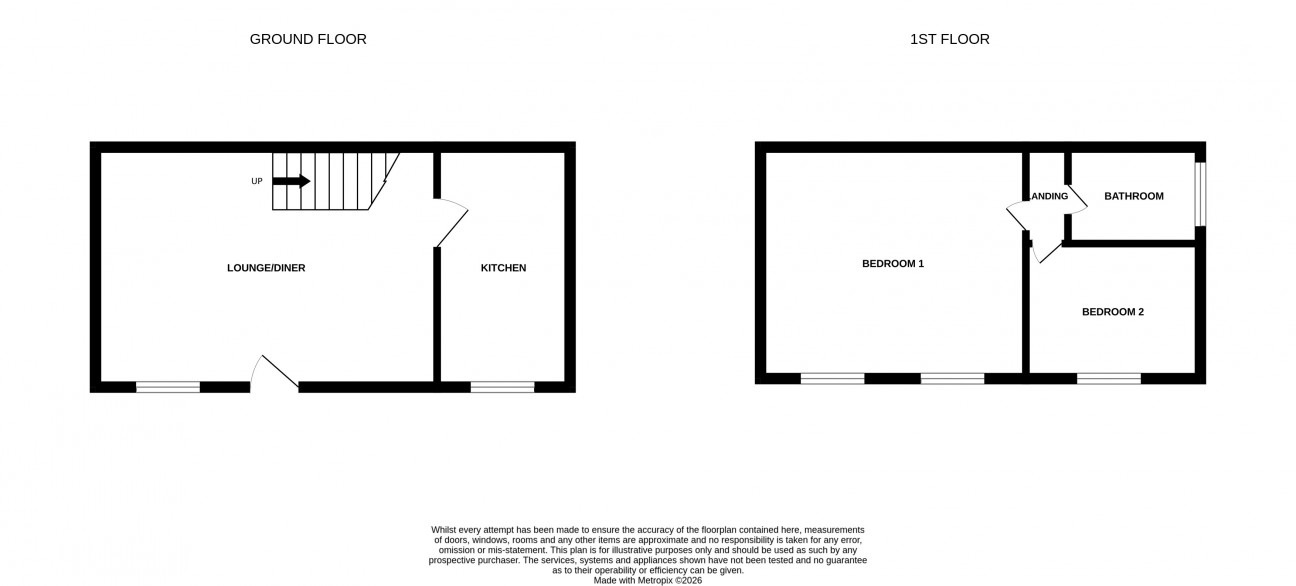 Floorplan — The Old Mill, Main Road, Baldrine, IM4 6DX. — Plan 2 of 2