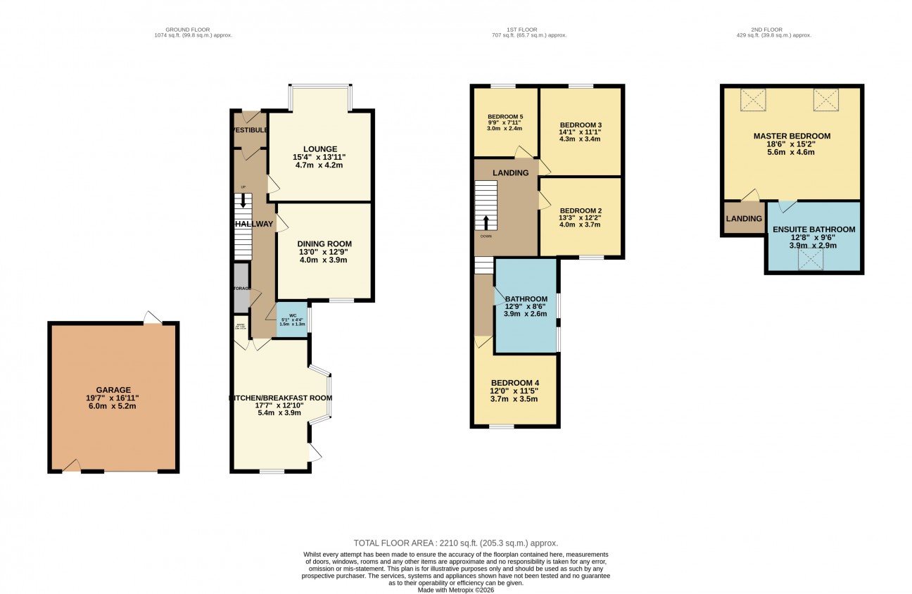 Floorplan — 18, Brunswick Road, Isle of Man, IM2 3LQ, Douglas.