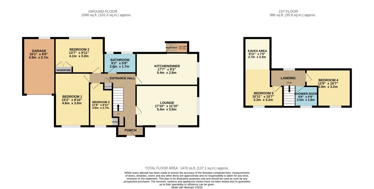 Floorplan — 8, Ballagarey Road, Glen Vine, Isle of Man, IM4 4EA.