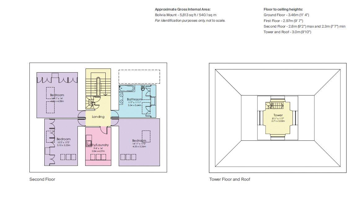 Floorplan — Bolivia Mount, The Dhoor, Lezayre IM7 4ED, St Judes. — Plan 2 of 2