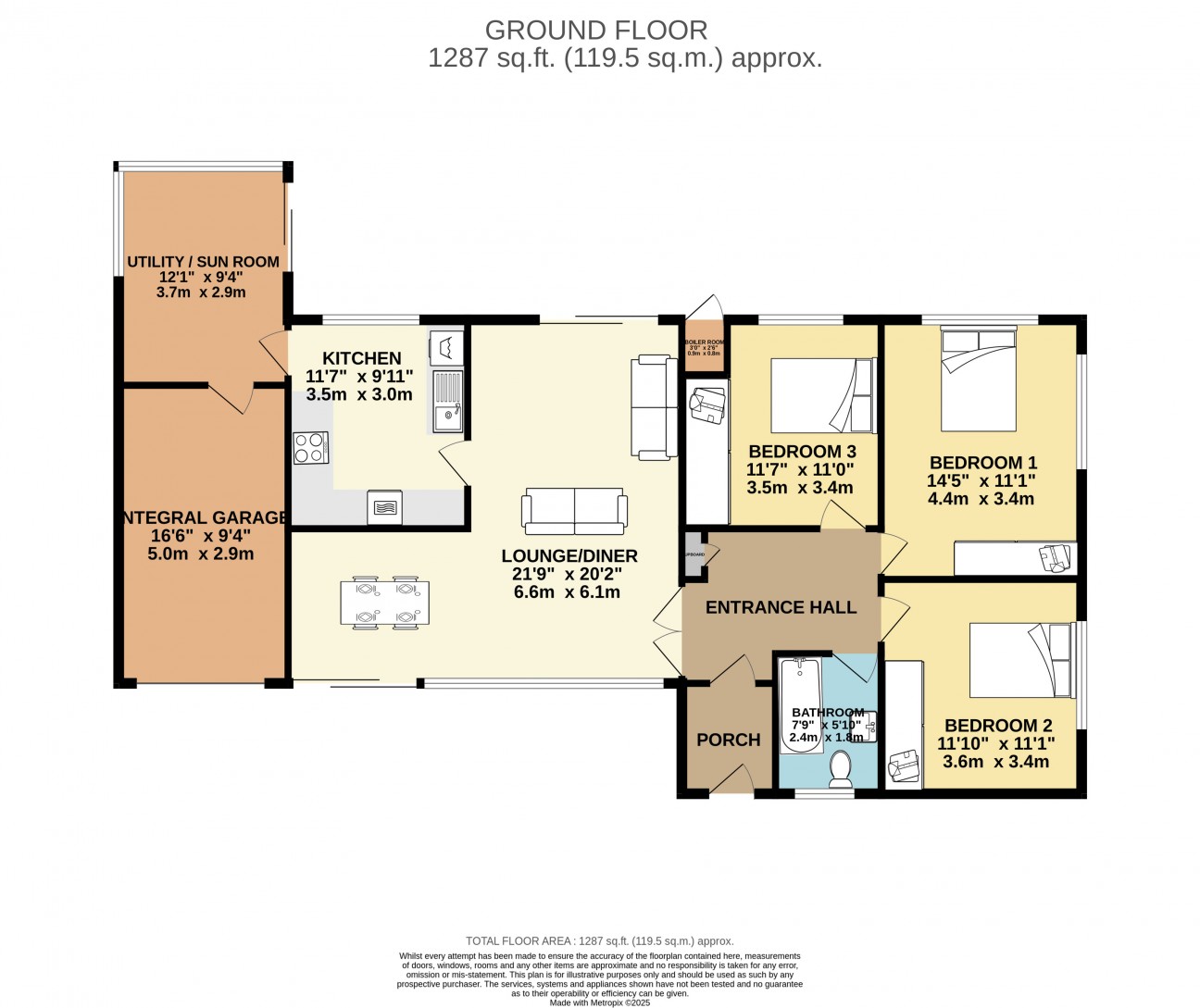 Floorplan — Park View, 2, Baldrine Park, Baldrine, IM4 6DE.